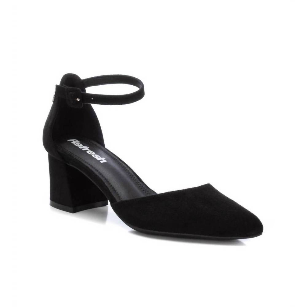 NEW XTI women's heeled shoes in black